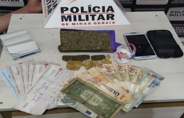 Trio é detido com maconha e crack em Dores do Indaiá